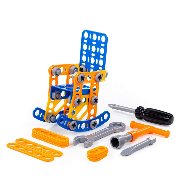 Polesie Young Engineer Rocking Chair (58 Pieces) Construction Toy Set